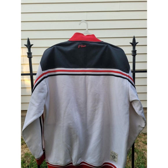 Vintage G-unit 50 Cent Track Jacket Size XL White/Red/Black - Picture 6 of 8